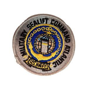 Military Sealift Command Pacific United States Navy 4” Round Embroidered Patch